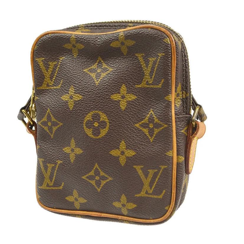 Louis Vuitton, Bags, Louis Vuitton Danube Micro Mini Strap Brown Monogram  Canvas Cross Body Bag